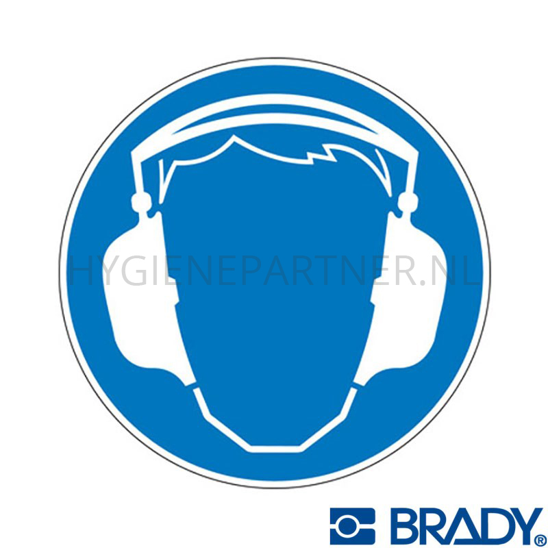 SB101044 Bord gehoorbescherming verplicht PIC 252